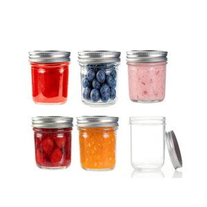 150 ML Mason Glass Jar with  Airtight Lid Food Storage for Canning Preserving Pickling Jam Honey Dessert Wedding Favors 1 Piece