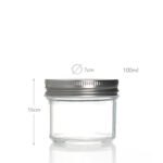 100 ML Mason Glass Jar with  Airtight Lid Food Storage for Canning Preserving Pickling Jam Honey Dessert Wedding Favors 1 Piece - Image 3