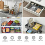 6 Meters Non Slip Waterproof Mat Multipurpose Anti Slip Matting Roll for Cabinets Drawers and Shelves Washable and Cut to Fit any Size Gray - Image 4