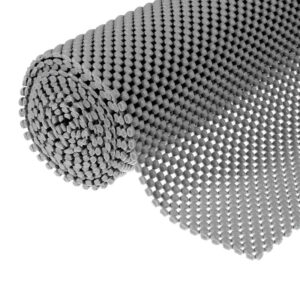 30 CMX 200 CM Non Slip Waterproof Mat Multipurpose Anti Slip Matting Roll for Cabinets Drawers and Shelves Washable and Cut to Fit any Size Gray