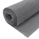 6 Meters Non Slip Waterproof Mat Multipurpose Anti Slip Matting Roll for Cabinets Drawers and Shelves Washable and Cut to Fit any Size Gray
