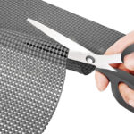 6 Meters Non Slip Waterproof Mat Multipurpose Anti Slip Matting Roll for Cabinets Drawers and Shelves Washable and Cut to Fit any Size Gray - Image 2
