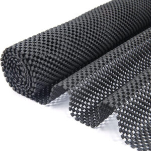 30 CM X 150 CM Non Slip Waterproof Mat Multipurpose Anti Slip Matting Roll for Cabinets Drawers and Shelves Washable and Cut to Fit any Size Black