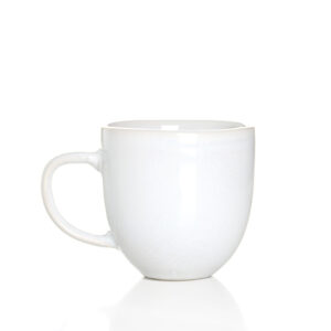400 ML Ceramic Stoneware Coffee Mug Textured Tea and Coffee Cup with Comfortable Handle Gray