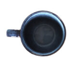 300 ML Ceramic Stoneware Coffee Mug Textured Tea and Coffee Cup with Comfortable Handle Blue - Image 4