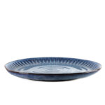 22 CM Ceramic Stoneware Side Plate Non Scratch and Sturdy Medium Round Appetizer and Cake Serving Plate Blue - Image 2