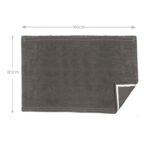 160 CM X 80 CM Thick 100 % Cotton Bath Towel Soft Quality Absorbent Oversized Towel for Household Use Beach and  Swimming Pool 1 Piece Gray - Image 3