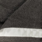 160 CM X 80 CM Thick 100 % Cotton Bath Towel Soft Quality Absorbent Oversized Towel for Household Use Beach and  Swimming Pool 1 Piece Gray - Image 4