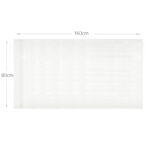 160 CM X 80 CM Thick 100 % Cotton Bath Towel Soft Quality Absorbent Oversized Towel for Household Use Beach and  Swimming Pool 1 Piece White - Image 3
