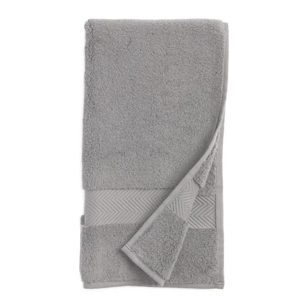 Thick Cotton Towel Soft Quality Absorbent Towel for Daily Bathroom Use 1 Piece (61) 72 CM X 34 CM Thick 100 % Cotton Hand Towel Soft Quality Absorbent Towel for Daily Bathroom and Kitchen Use 1 Piece Gray - Image 1