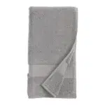 72 CM X 34 CM Thick 100 % Cotton Hand Towel Soft Quality Absorbent Towel for Daily Bathroom and Kitchen Use 1 Piece Gray