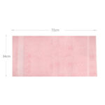 72 CM X 34 CM Thick 100 % Cotton Hand Towel Soft Quality Absorbent Towel for Daily Bathroom and Kitchen Use 1 Piece Pink - Image 3