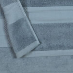 140 CM X 70 CM Thick 100 % Cotton Bath Towel Soft Quality Absorbent Towel for Daily Bathroom Use 1 Piece Blue - Image 4