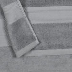 140 CM X 70 CM Thick 100 % Cotton Bath Towel Soft Quality Absorbent Towel for Daily Bathroom Use 1 Piece Gray - Image 4