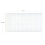 72 CM X 34 CM Thick 100 % Cotton Guest Towel Soft Quality Absorbent Towel for Daily Bathroom and Kitchen Use 1 Piece White - Image 3
